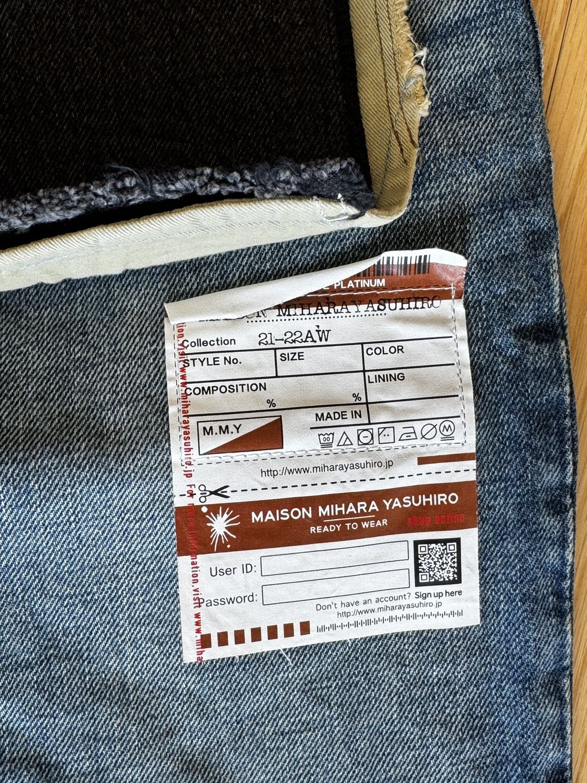 Maison MIHARA YASUHIRO Maison Mihara Yasuhiro Layered Double Waist Denim 21-22AW Size US 34 / EU 50 - 3 Thumbnail