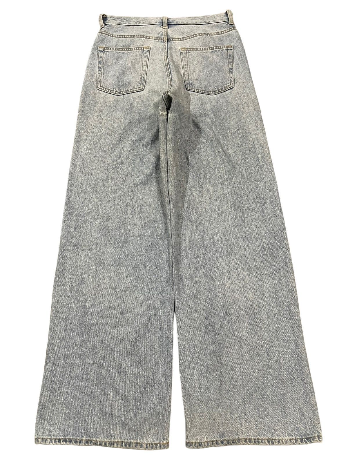 GU Vintage Japanese GU Blue Wash Style Baggy Jeans Size US 29 - 2 Thumbnail