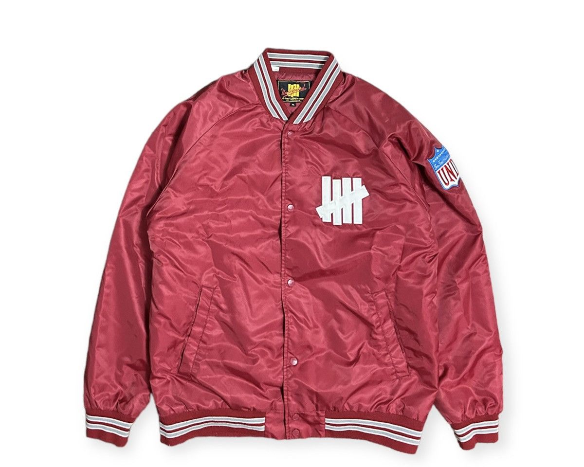 image of Maroon Bomber Jacket in Red, Men's (Size XL)