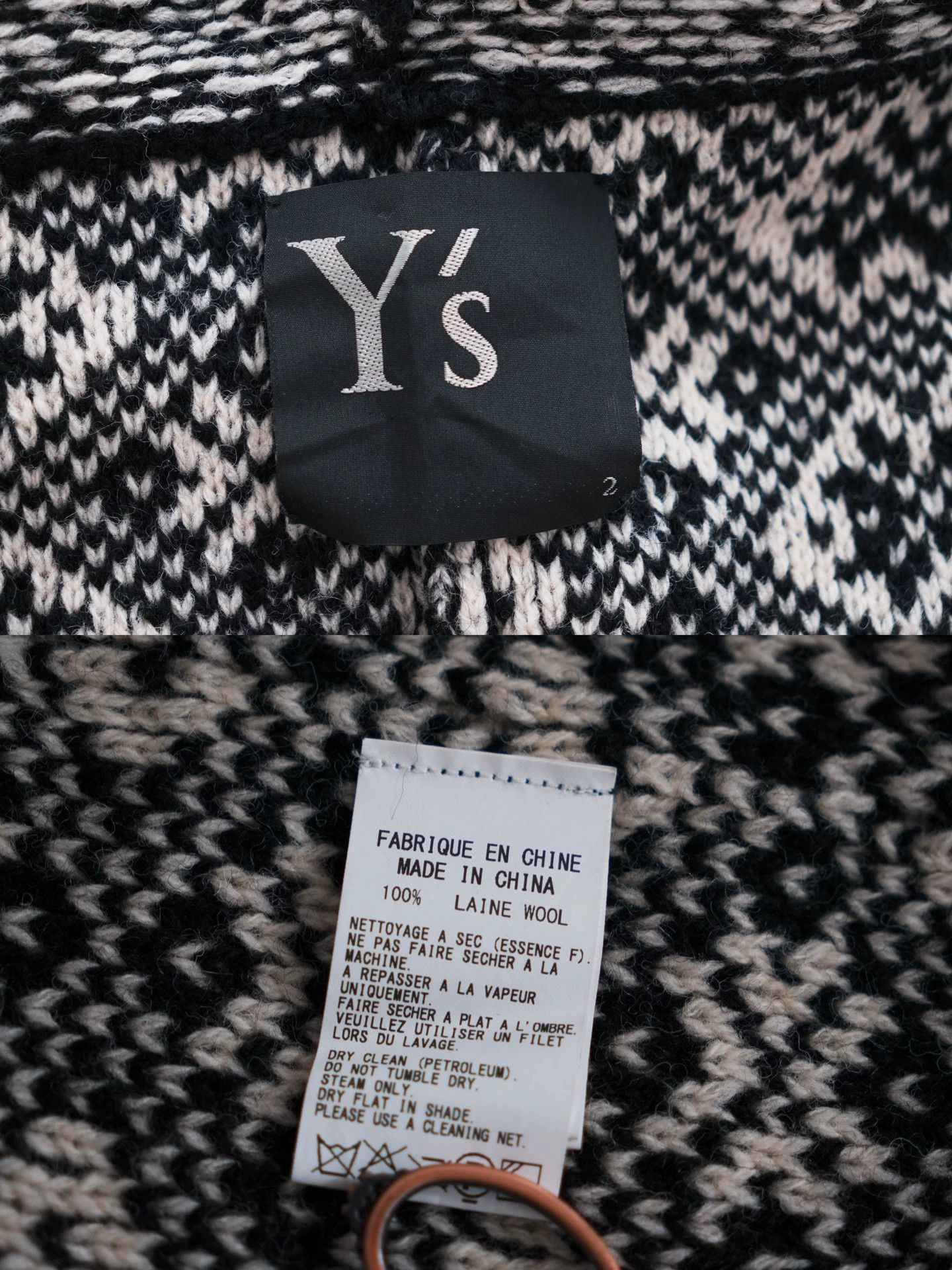 Y's Y's Yohji Thick Wool Fringe Cape Versatile Size 2 Size XS / US 0-2 / IT 36-38 - 9 Thumbnail