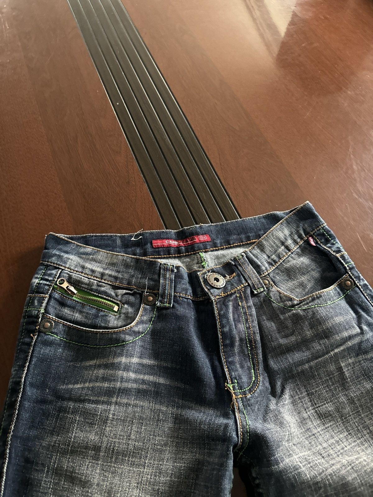 Japanese Brand × Junya Watanabe × Vintage Vintage Washed Flare Stone Cotton Junya Watanabe Style Pants Size US 30 / EU 46 - 7 Thumbnail
