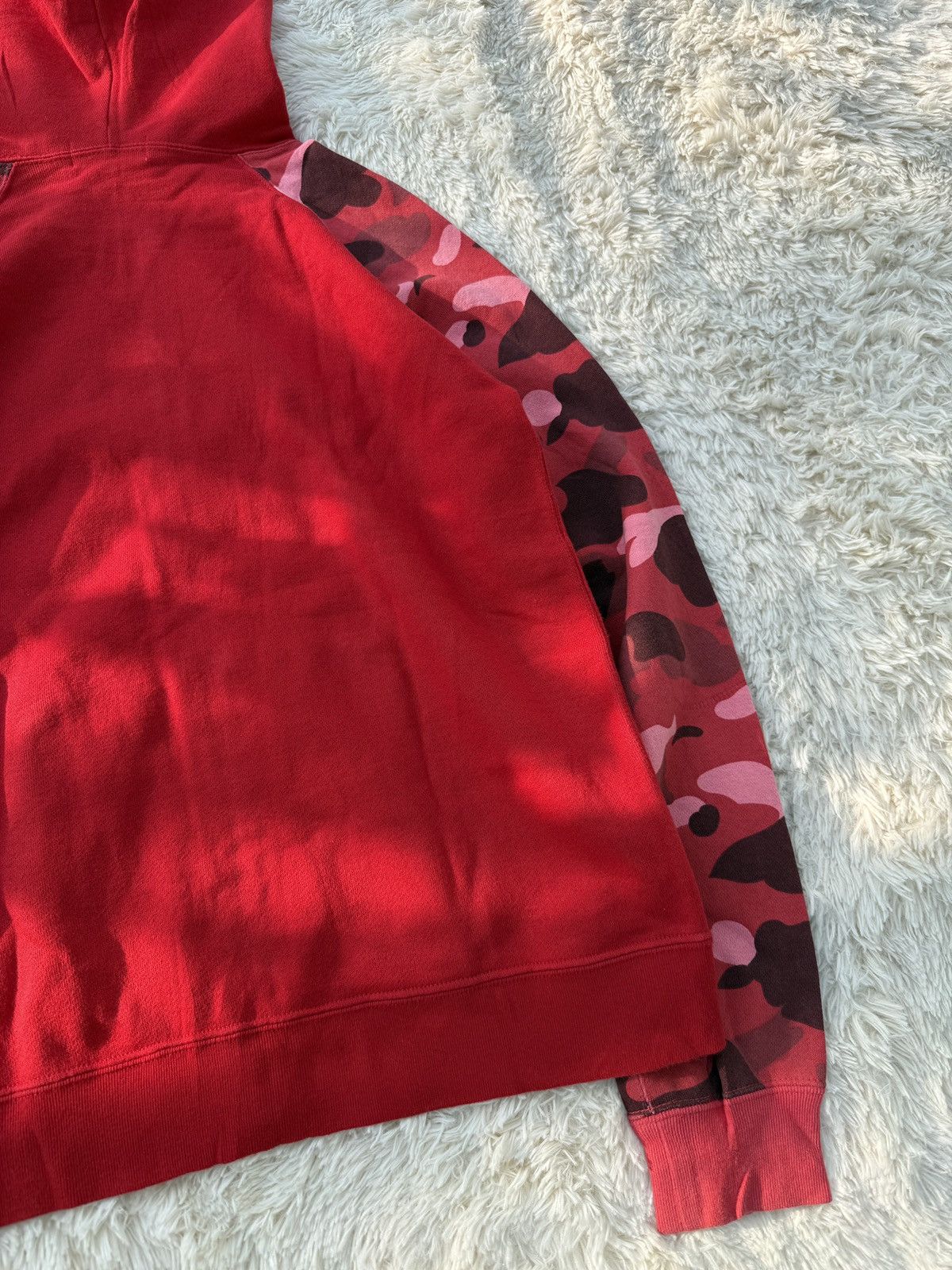 Bape Bape Red camo full zip hoodie Size S / US 4 / IT 40 - 14 Thumbnail