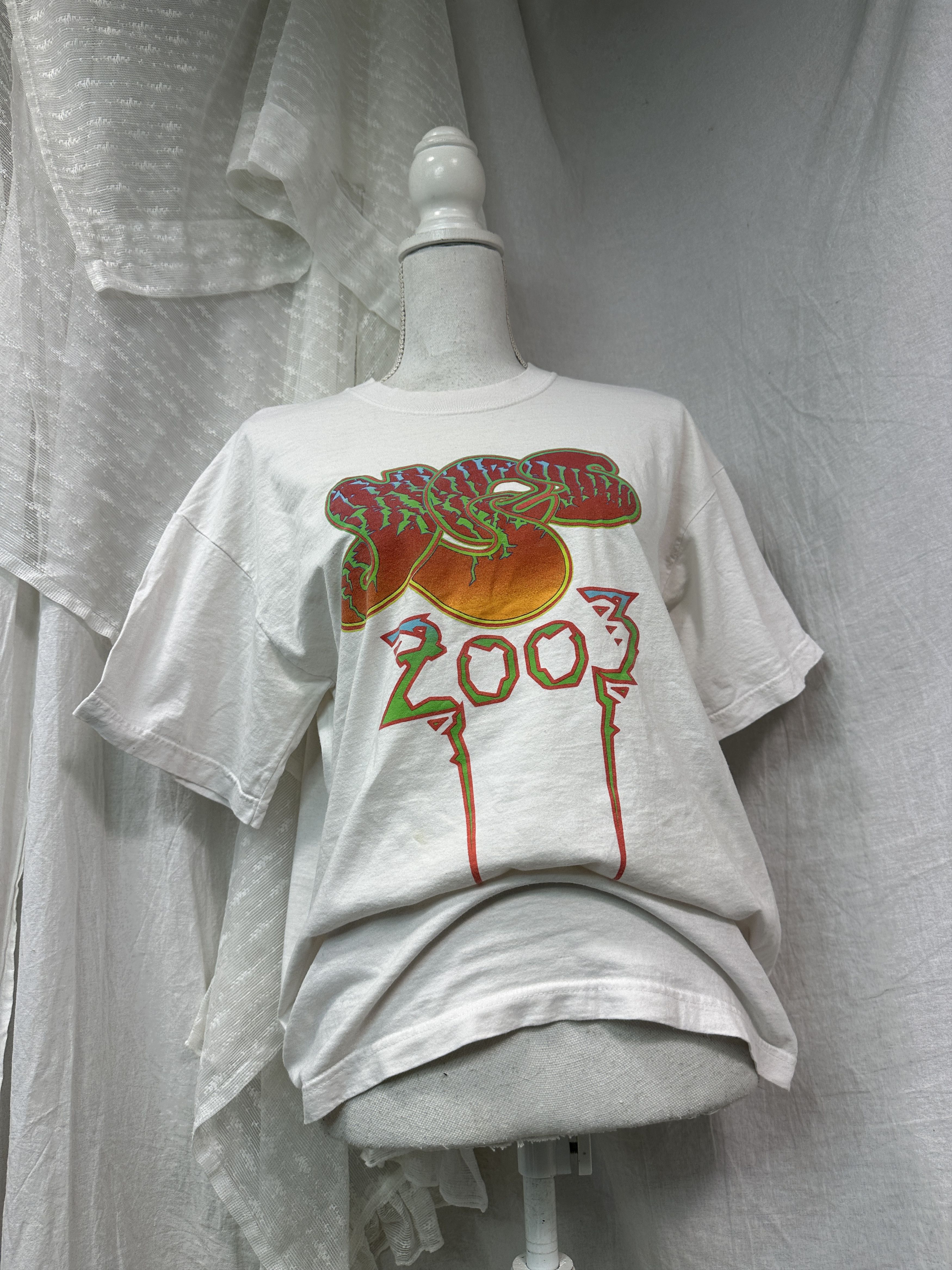 Vintage Vintage Skater Printed Yes 2003 Tour T-shirt Y2K Size US M / EU 48-50 / 2 - 1 Thumbnail