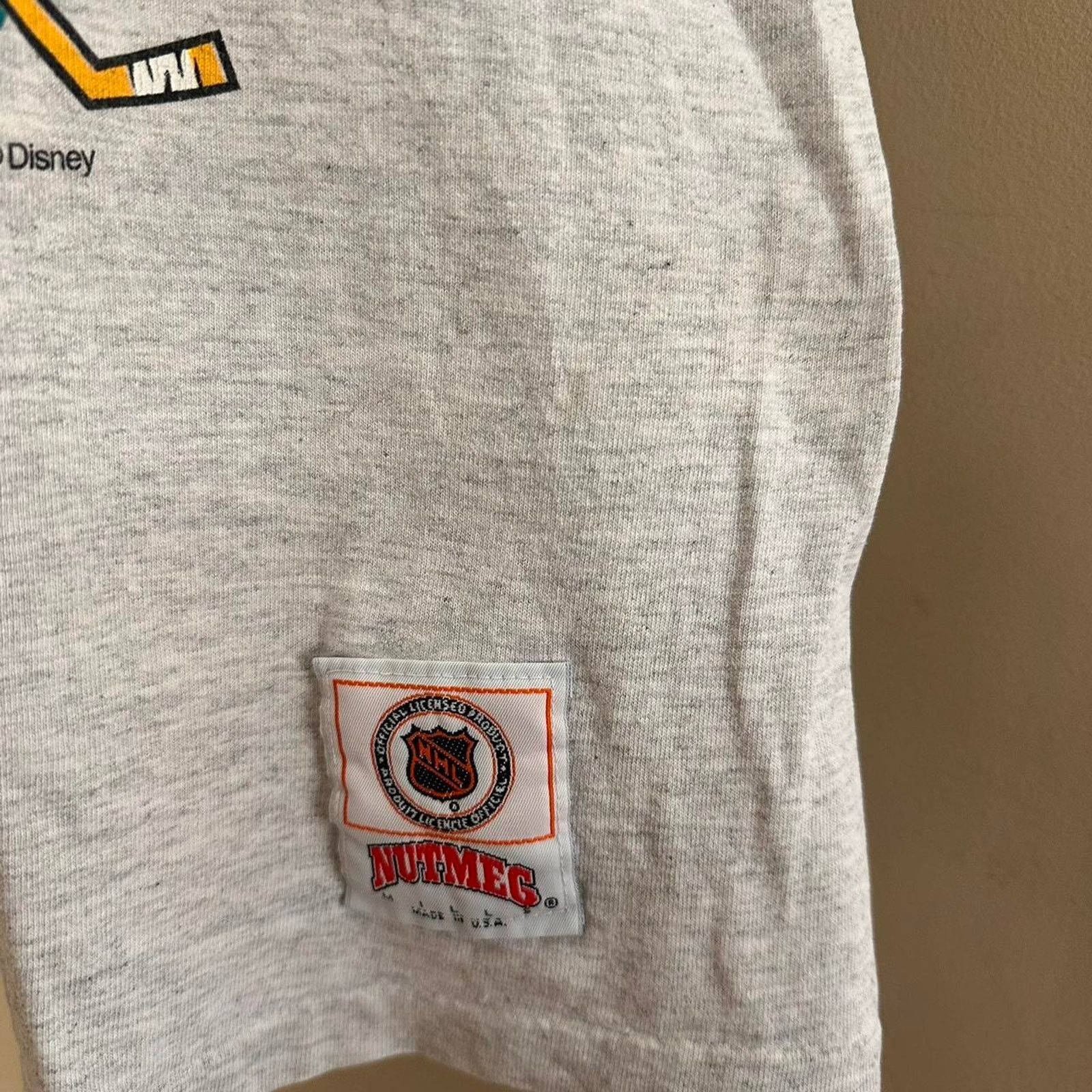 NHL × Vintage Vintage Mighty Ducks Break Through Shirt Size US XL / EU 56 / 4 - 3 Thumbnail