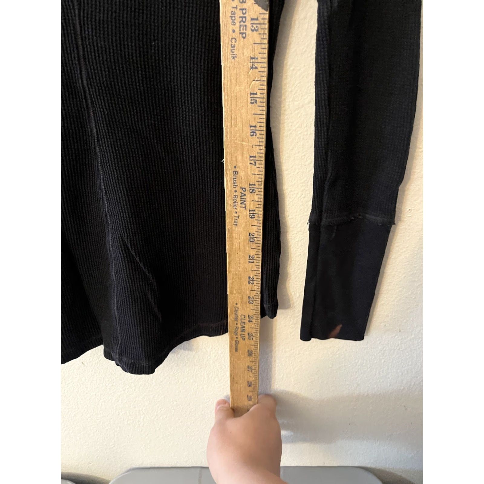 Splendid Splendid Women's Black Ribbed Scoop Neck Long Sleeve Tee Top XS Blouse Shirt Jersey Knit Pullover Cotton Size XS Womens Size XS / US 0-2 / IT 36-38 - 4 Thumbnail