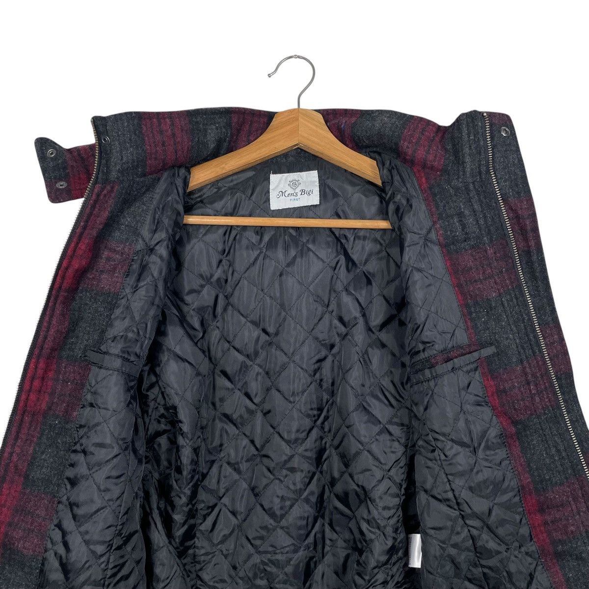 BIGI Men’s Bigi Wool Tartan Duffle Jacket Size US S / EU 44-46 / 1 - 13 Thumbnail