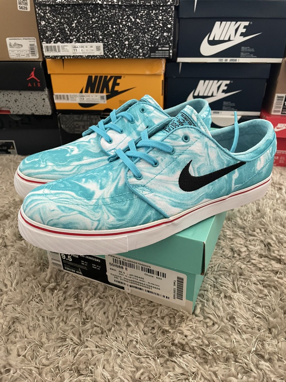 Nike SB Nike Zoom Stefan Janoski CNVS PRM Blue Size US 9.5 / EU 42-43 - 1 Thumbnail