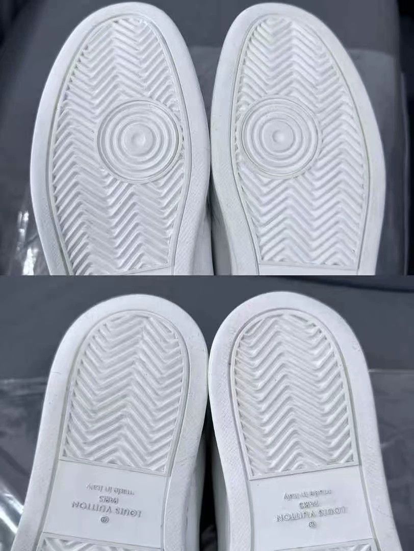 Louis Vuitton LV Rivoli Monogram Sneakers White Brown Size 42 Size US 8 / EU 41 - 7 Thumbnail