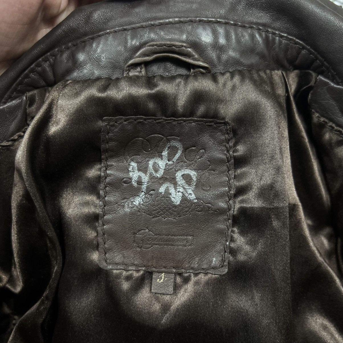 Japanese Brand Vintage Y2K Leather Zip Jacket Japanese Casual Casual Style Size S / US 4 / IT 40 - 15 Thumbnail