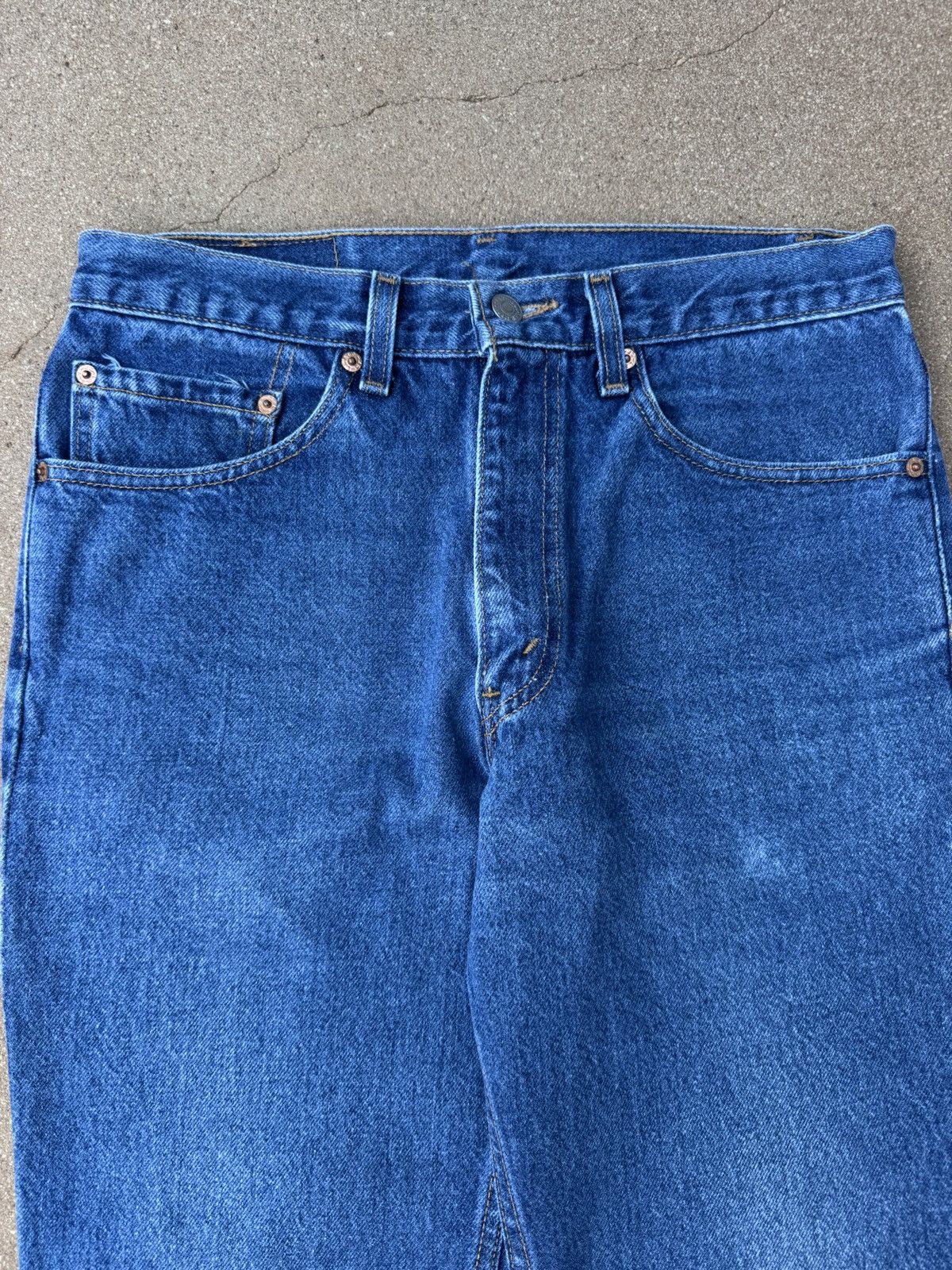 Levi's Vtg 90’s Levi’s 517 Red Tab Bootcut Flare Denim Jeans 31x30 Size US 31 - 4 Thumbnail