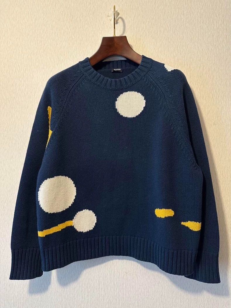 Jil Sander Jil Sander Wool cotton knitted sweater top Size XL / US 12-14 / IT 48-50 - 2 Thumbnail