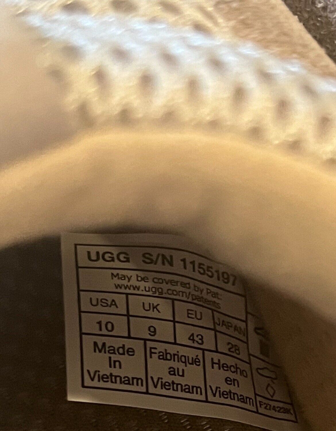 Ugg UGG Tasman IOE Ceramic Taupe Leather Suede Shoe Sneakers Size US 10 / EU 43 - 8 Thumbnail