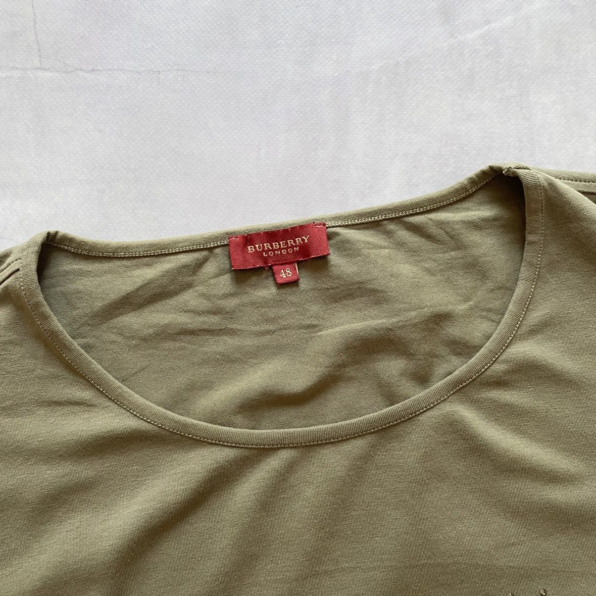 Burberry Vintage Burberry Red Label Rhinestone Big Logo T-shirt Tee Size XL / US 12-14 / IT 48-50 - 4 Thumbnail