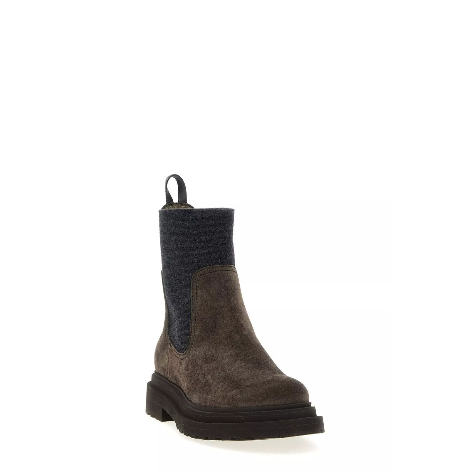 Brunello Cucinelli BRUNELLO CUCINELLI Brown Suede Ankle Boots New & Authentic ( Size US 7 / IT 37 - 2 Thumbnail