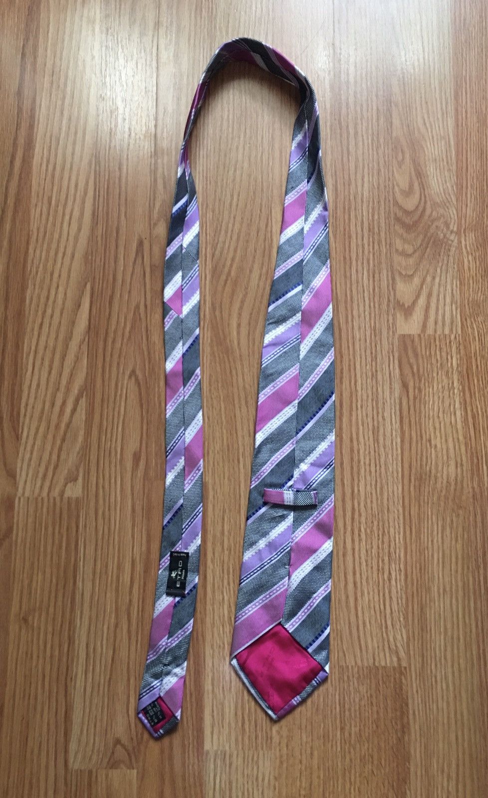 Etro ETRO Milano Stripped Italy Silk Mens Tie Size ONE SIZE - 8 Thumbnail