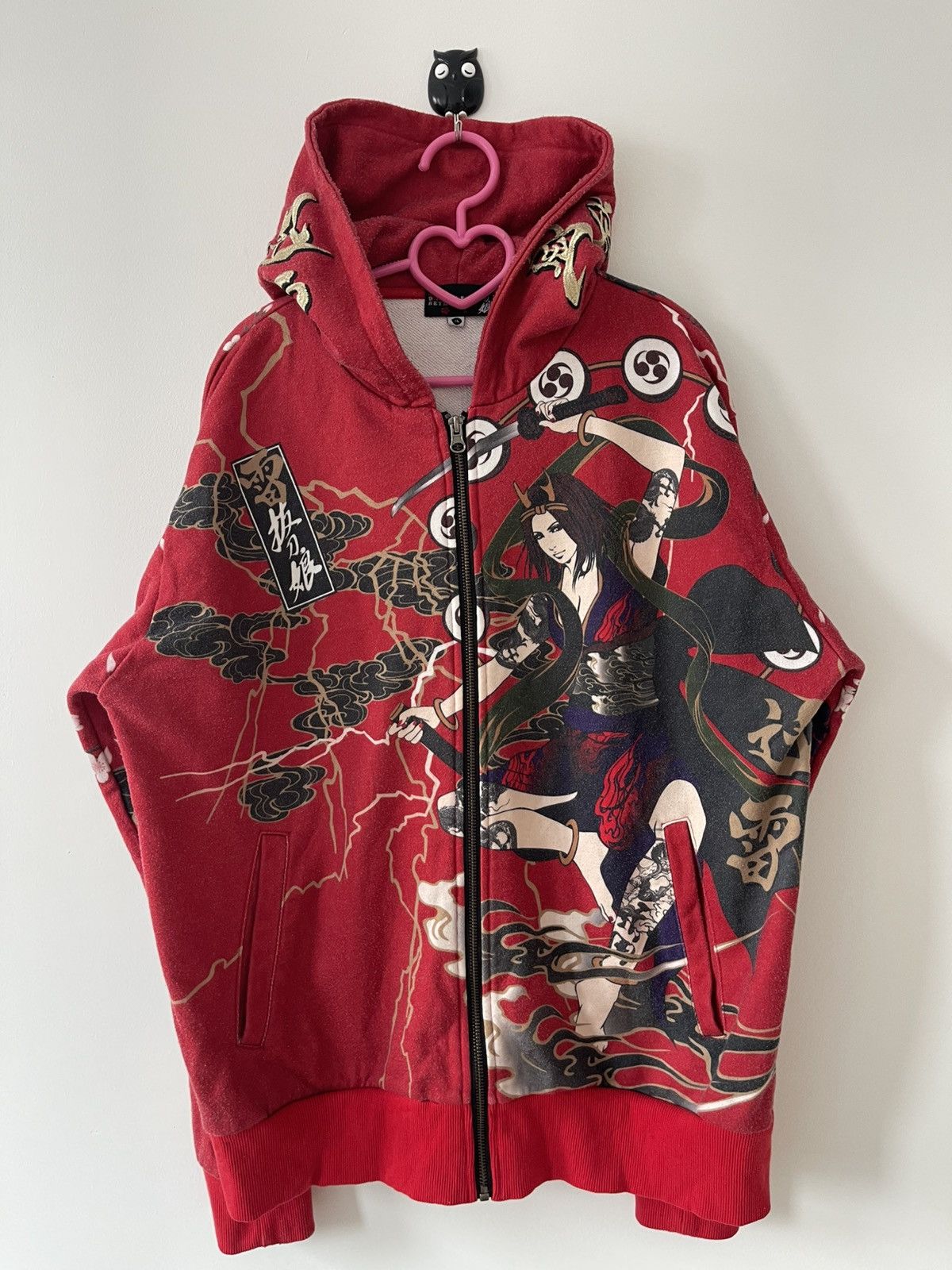 Japanese Brand Rare Vintage DIVINE RETRIBUTION Satanic Geisha Sukajan Size US XL / EU 56 / 4 - 5 Thumbnail