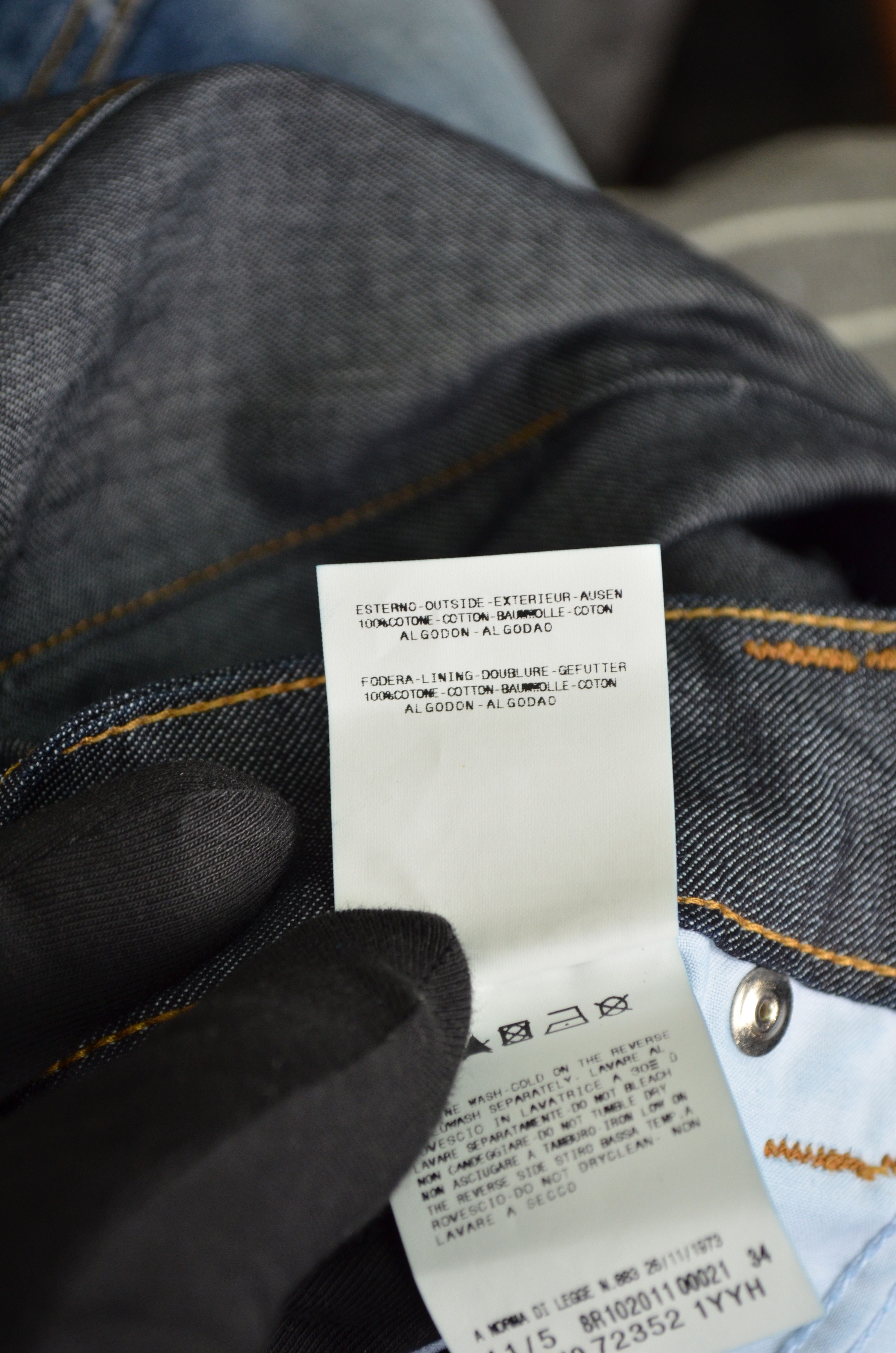 Designer × John Galliano Galliano Luxury Women's Dark Blue Denim Jeans Size 26/27 Size 26" / US 2 / IT 38 - 13 Thumbnail