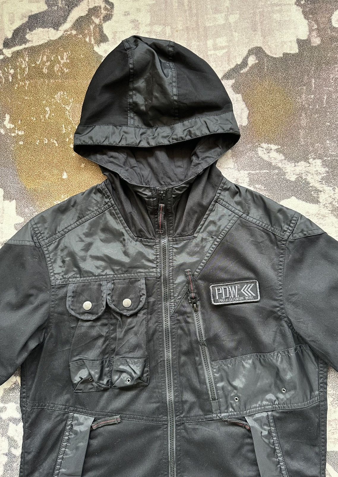 Avirex 00’s P.D.W by Avirex Ltd tactical hooded jacket Size US L / EU 52-54 / 3 - 8 Thumbnail