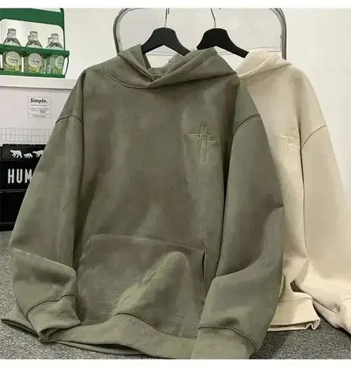 Vintage American New Heavy Suede Sweater Size US XL / EU 56 / 4 - 4 Thumbnail