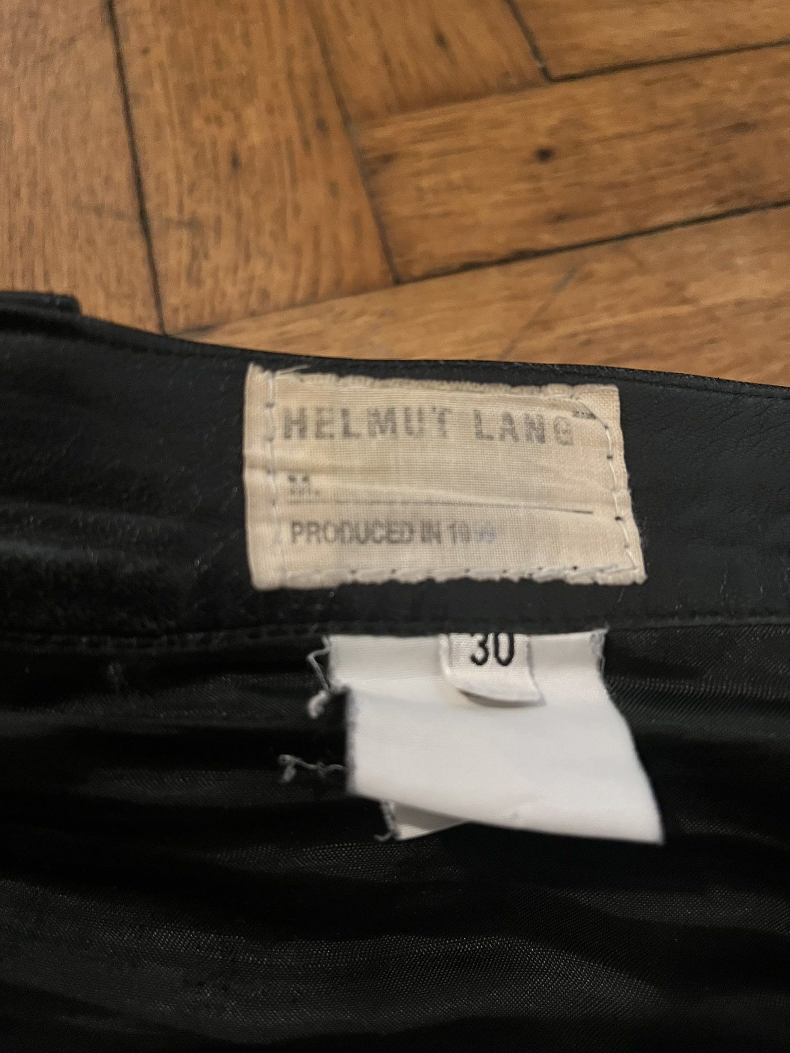 Helmut Lang OG Helmut Lang leather pant (1999) Size US 30 / EU 46 - 3 Thumbnail