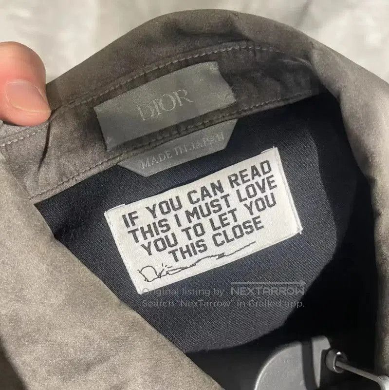 Dior Dior Gray Cotton Men's Outerwear Jacket . Size US L / EU 52-54 / 3 - 4 Thumbnail