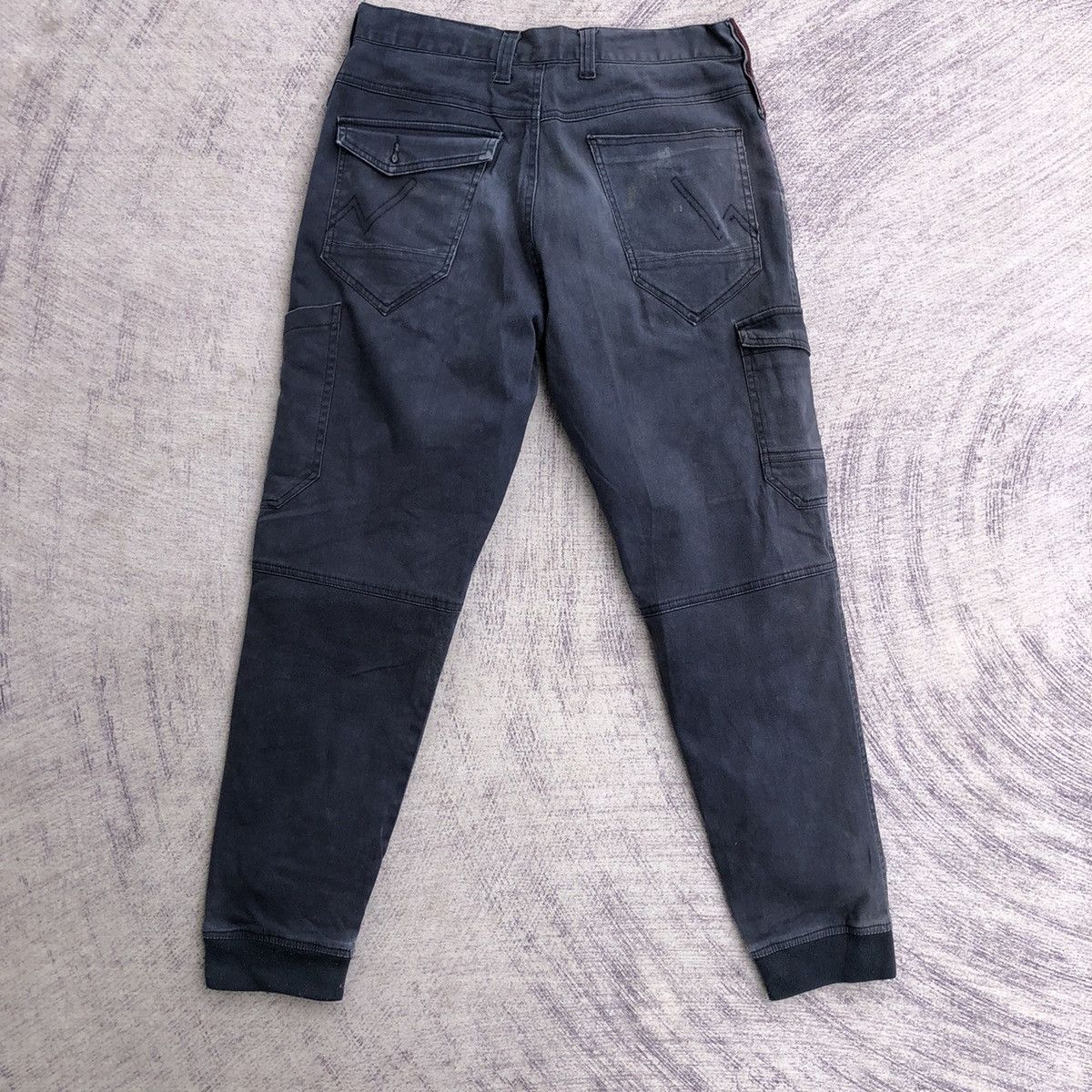 20471120 Japanesebrand Faded cargo pants multipocket tactical utility Size US 31 - 8 Thumbnail