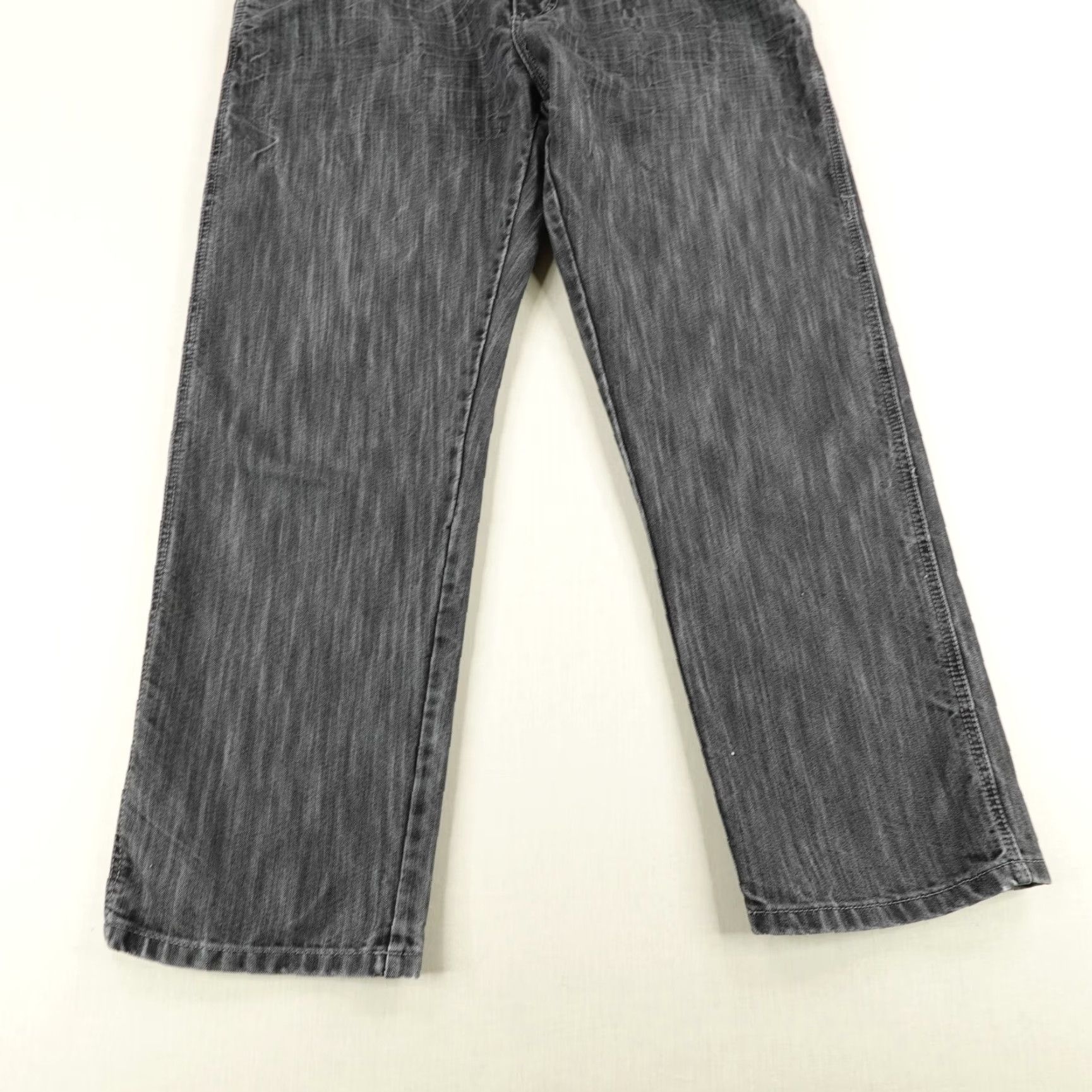 Southpole VINTAGE Southpole Jeans 38 Black Denim Baggy Wide Straight Faded Y2K Mens Size US 38 / EU 54 - 3 Thumbnail