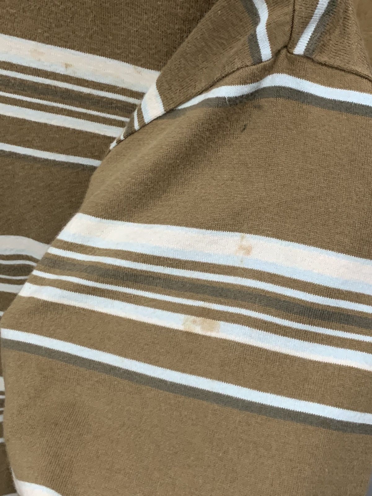 Bape × Nigo OG Vintage Bape Star Stripe Polo Tee Size US L / EU 52-54 / 3 - 9 Thumbnail