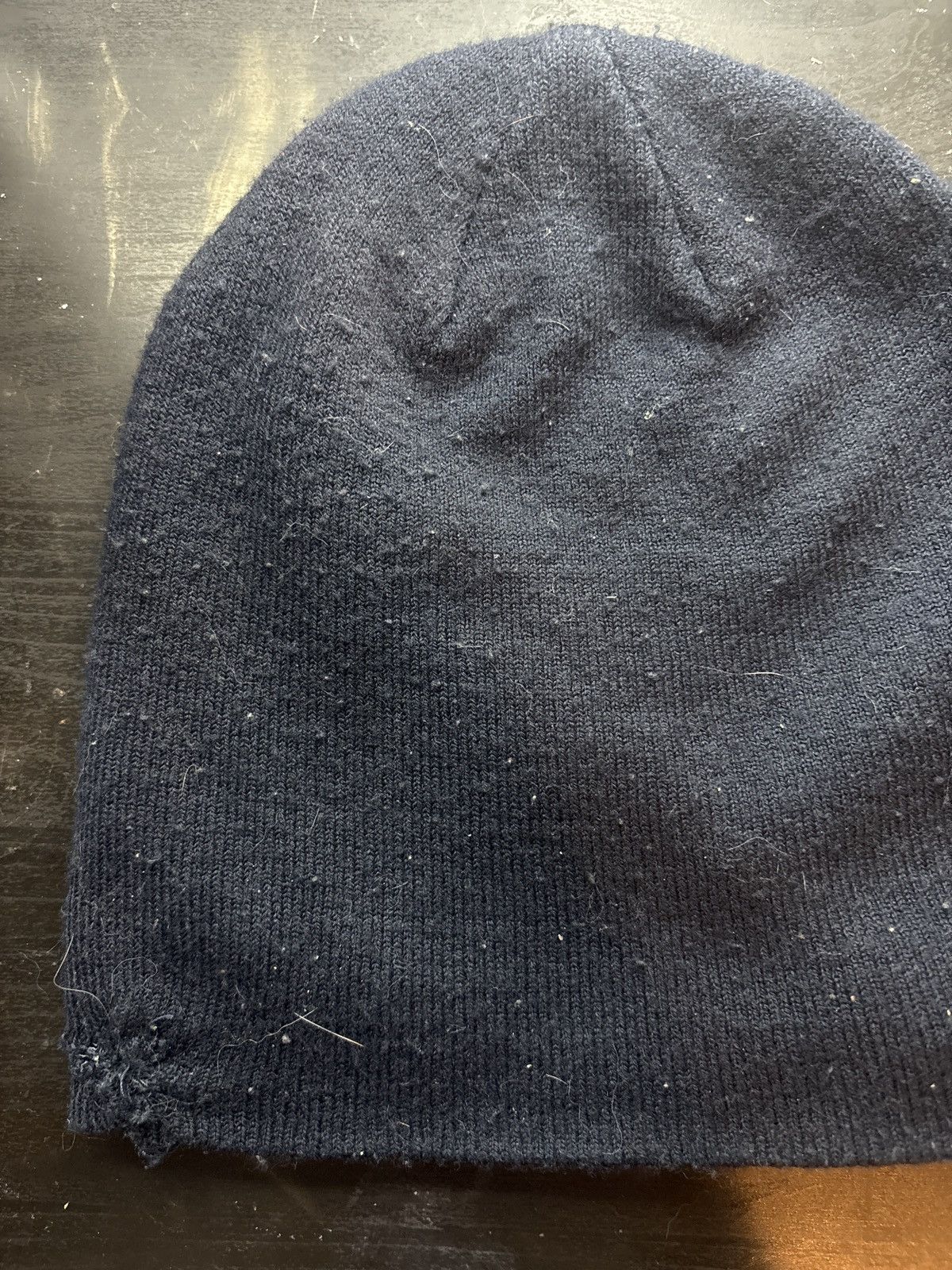 Bape BAPE Big Ape Head Knit Cap Navy (FW21) Size ONE SIZE - 2 Thumbnail