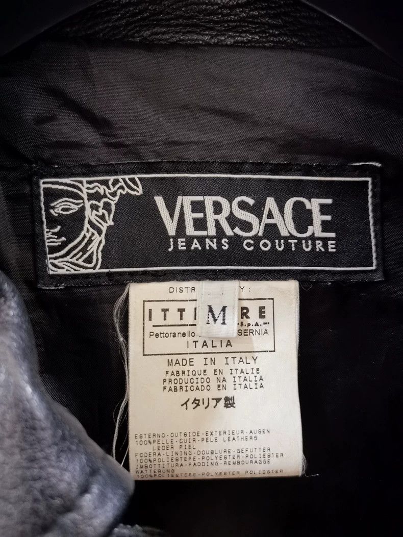 Versace Versace Classic leather jacket Size US M / EU 48-50 / 2 - 2 Thumbnail
