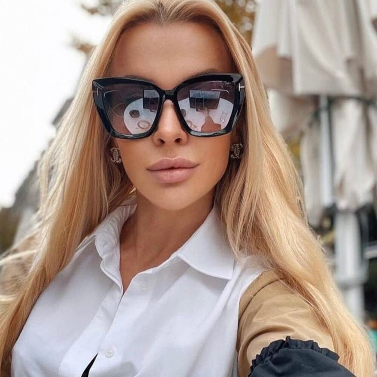 New, TOM FORD Scarlet-02 Sunglasses TF920 01B Authentic display picture 3