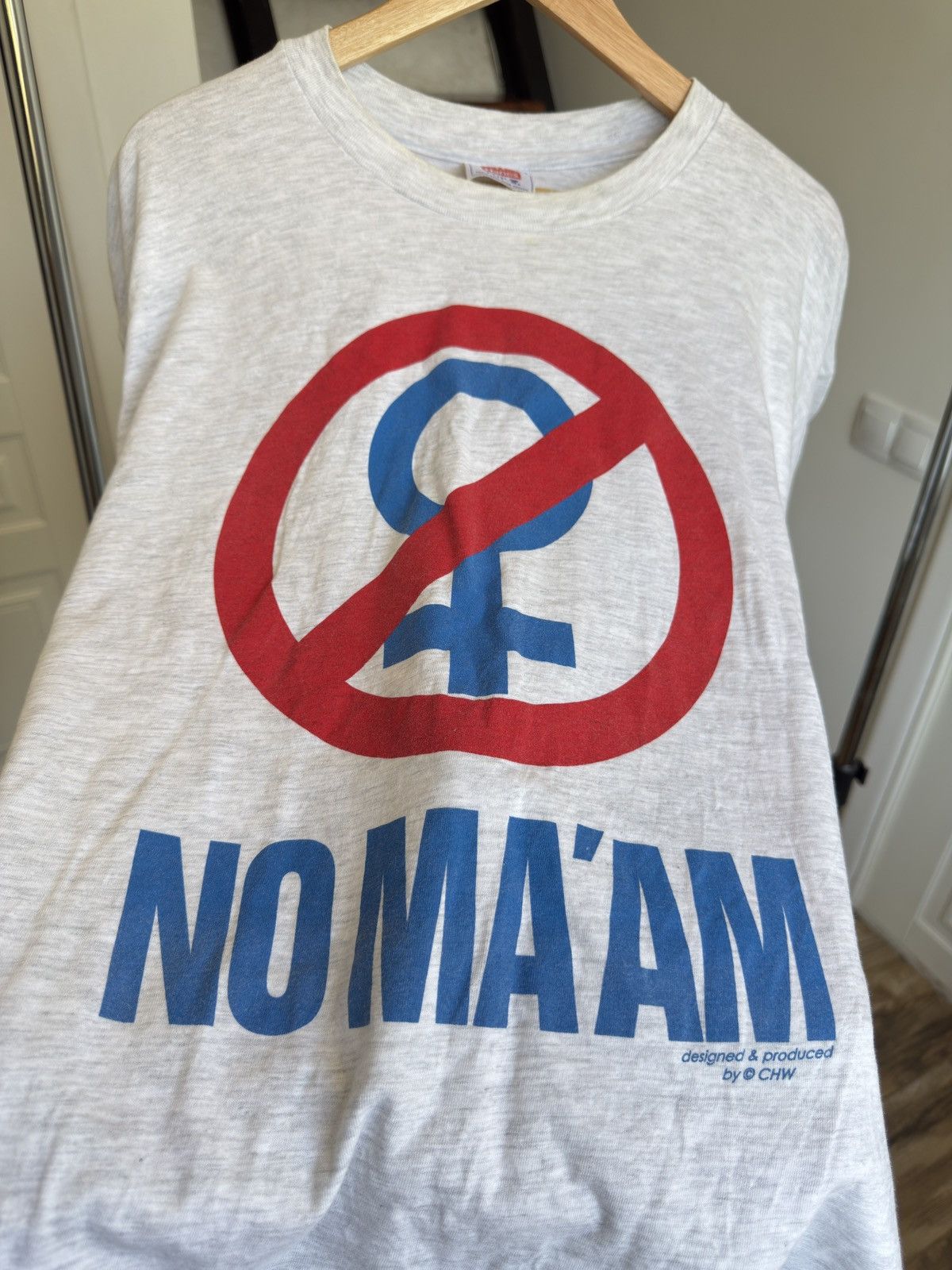 Hanes No Maam Tee Funny Married With Children TV Show Retro Shirt Size US XL / EU 56 / 4 - 3 Thumbnail