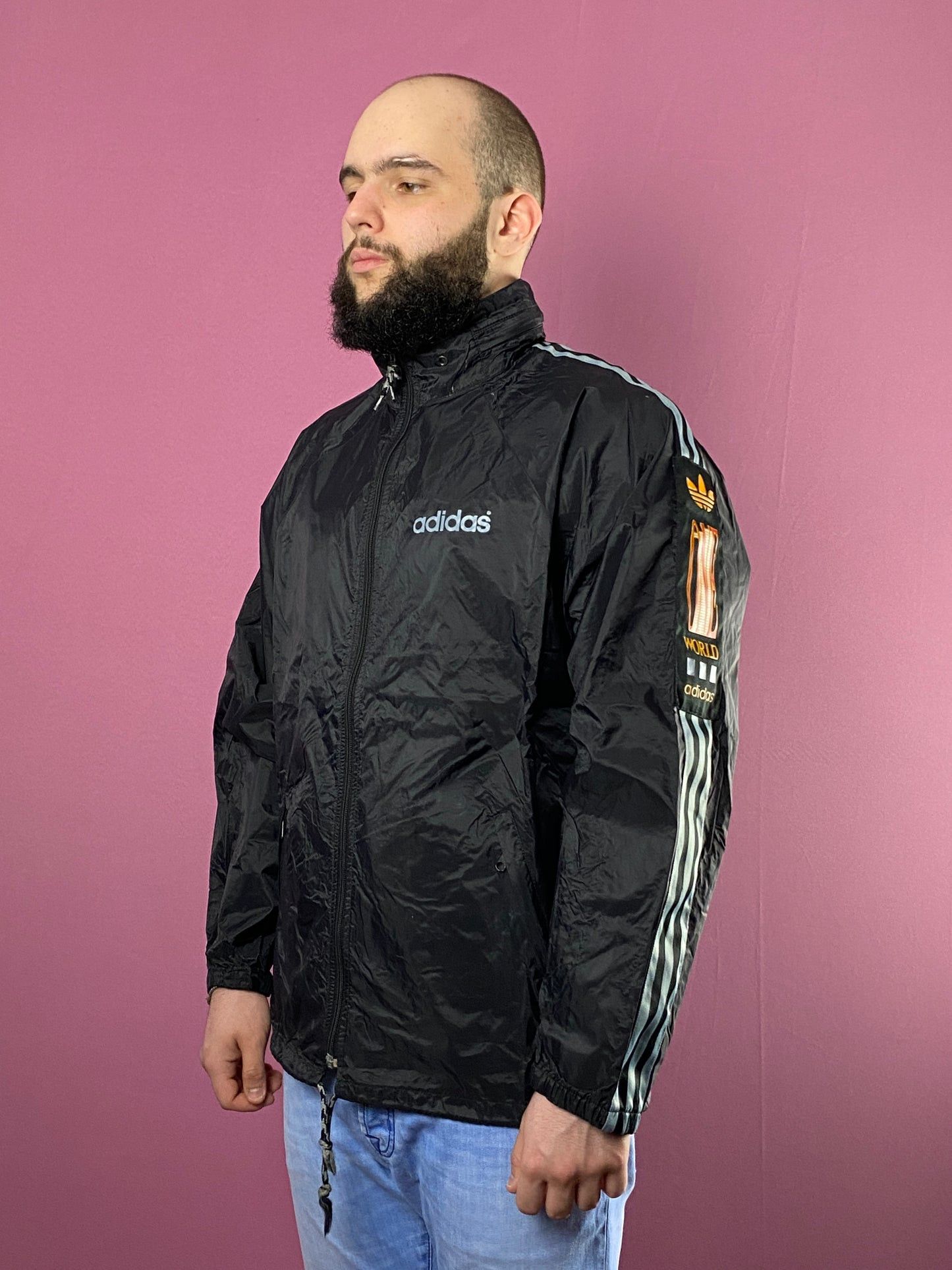 Adidas × Vintage 80s Adidas Vintage Men's Rain Jacket - M Size US M / EU 48-50 / 2 - 1 Thumbnail