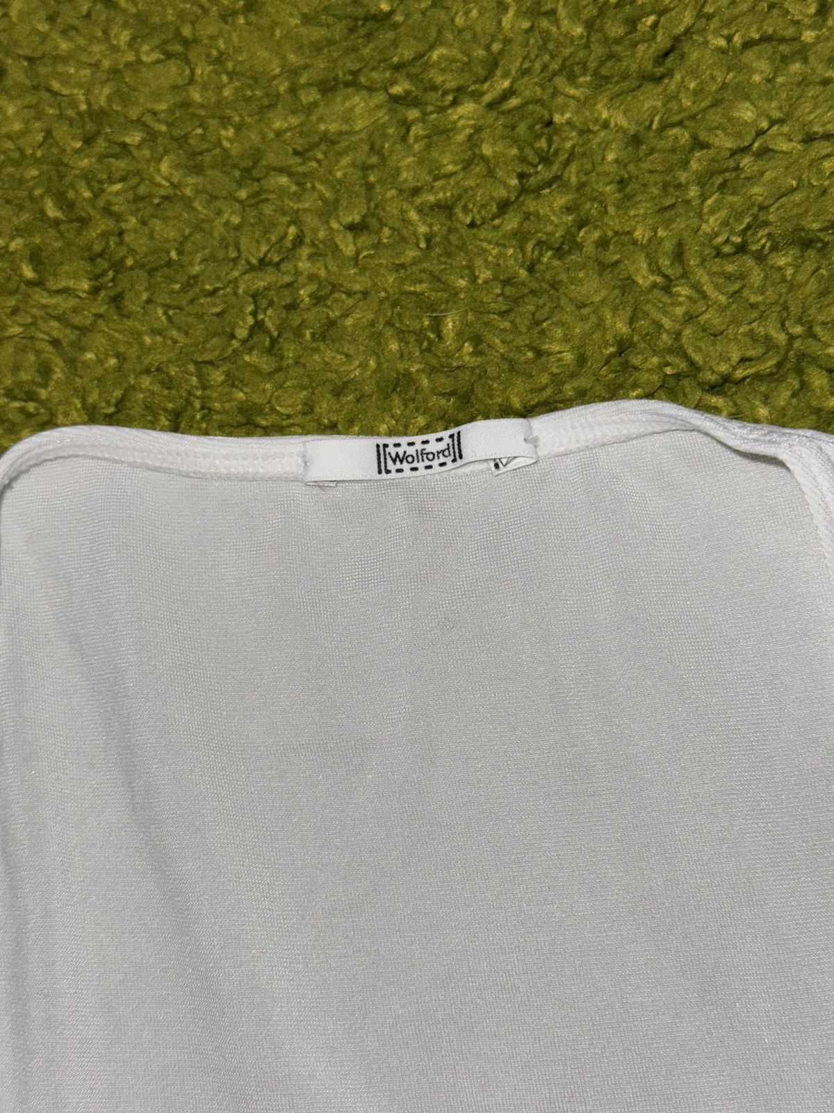 Designer × Wolford Wolford ribbed minimalist white tank top Size XS / US 0-2 / IT 36-38 - 4 Thumbnail