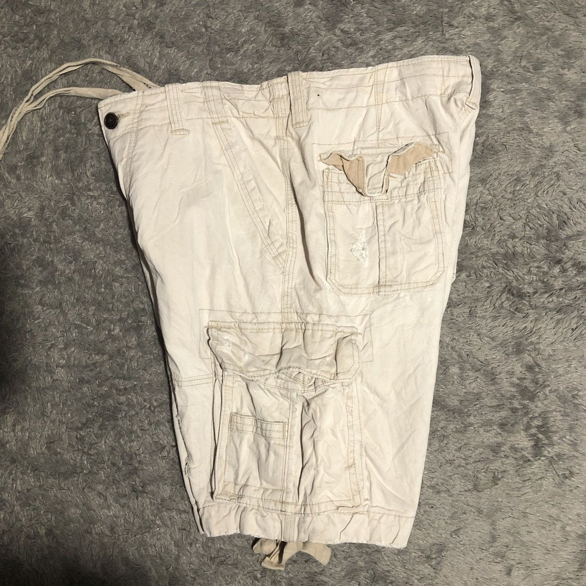 Abercrombie & Fitch × Vintage ABERCROMBIE & FITCH SHORT CARGO PANTS Size US 36 / EU 52 - 3 Thumbnail