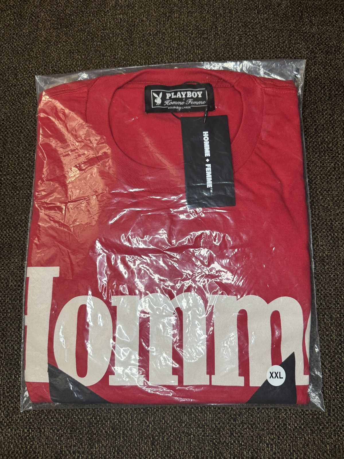 Homme + Femme La × Vintage New Homme Femme Play Boy T shirt Size US XXL / EU 58 / 5 - 1 Thumbnail