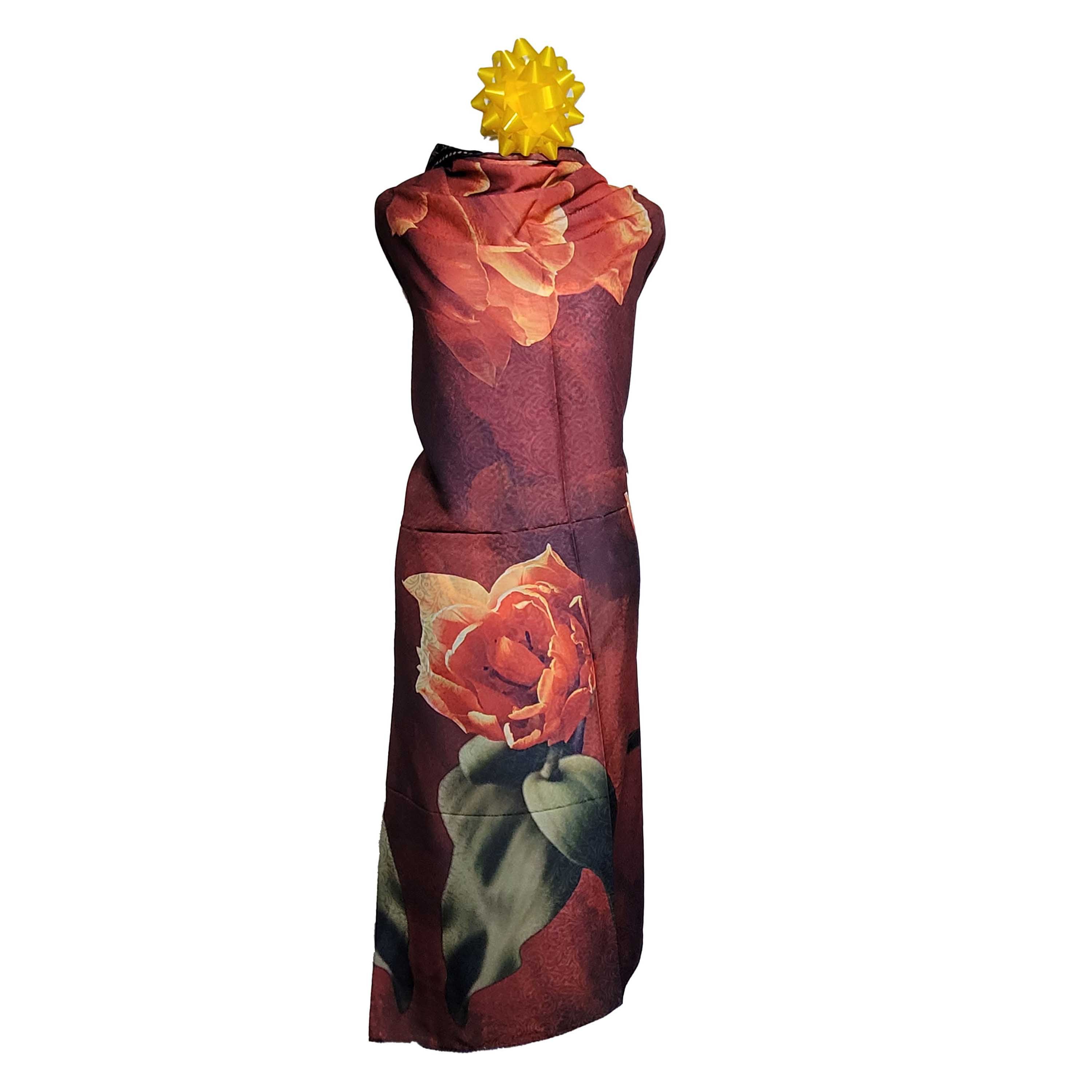 Other NWT Double Sided Silk Scarf 52"x52" Large Square Wrap 3232 Size ONE SIZE - 6 Thumbnail