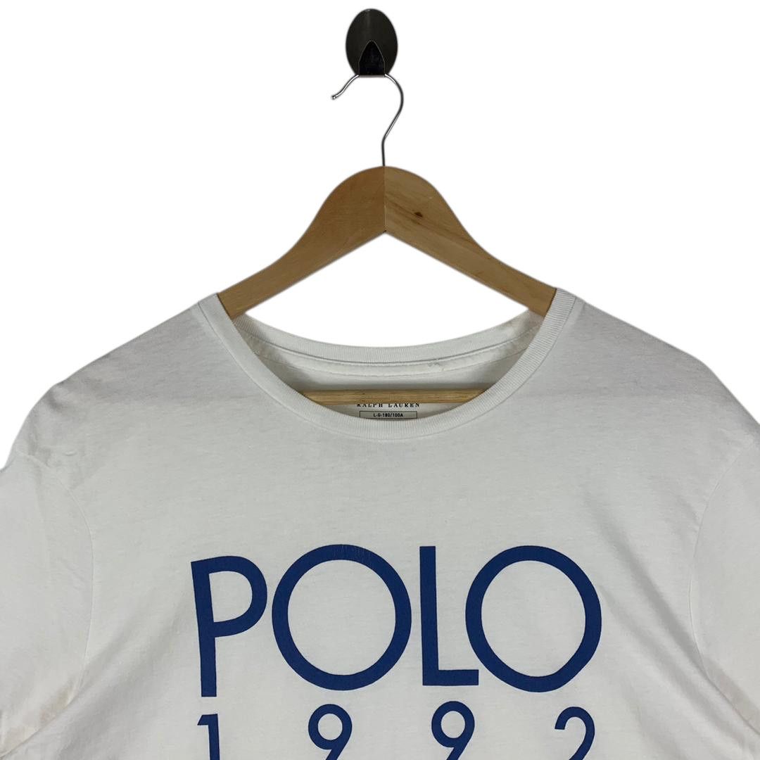 Polo Ralph Lauren Vintage Polo Ralph Lauren 1992 Logo Tee Size US L / EU 52-54 / 3 - 2 Thumbnail
