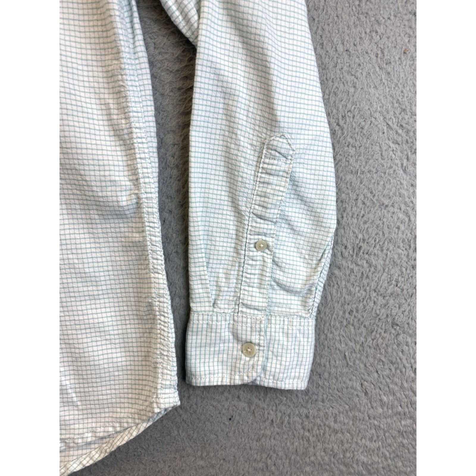 Vintage Urban Pipeline Shirt Men's Mint Green Check Button-Down Slim Fit Size S Mens Size US S / EU 44-46 / 1 - 2 Thumbnail