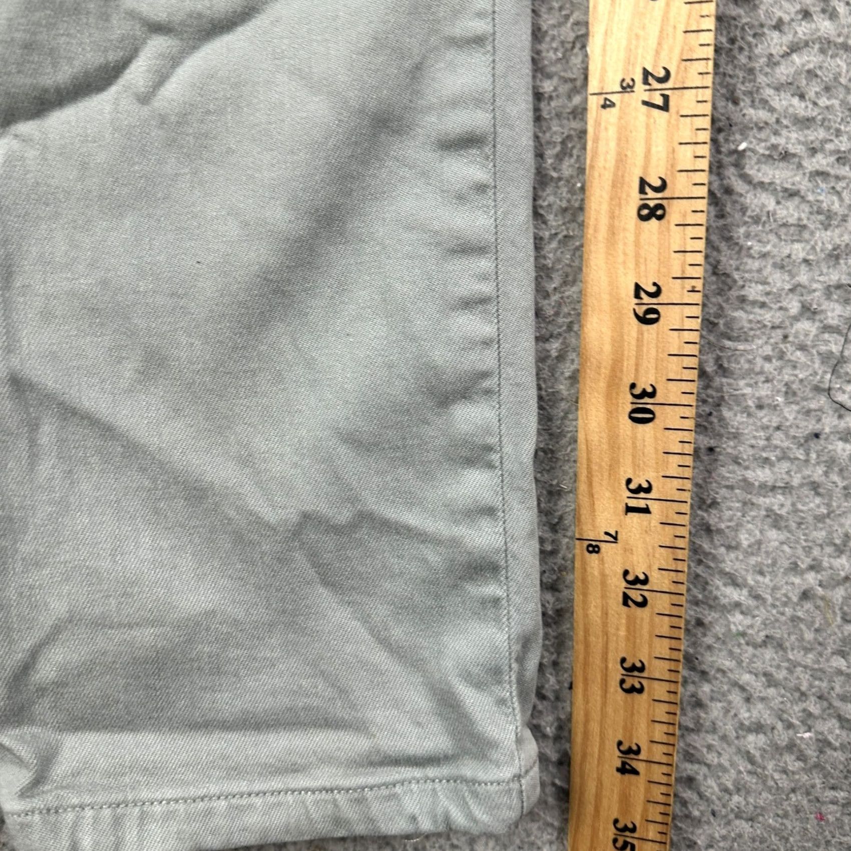 johnnie-O Johnnie-O Jeans Slim Fit Mens 30X34 Light Gray Stretch 5 Pockets Denim Casual Shirt? Size US 30 / EU 46 - 7 Thumbnail