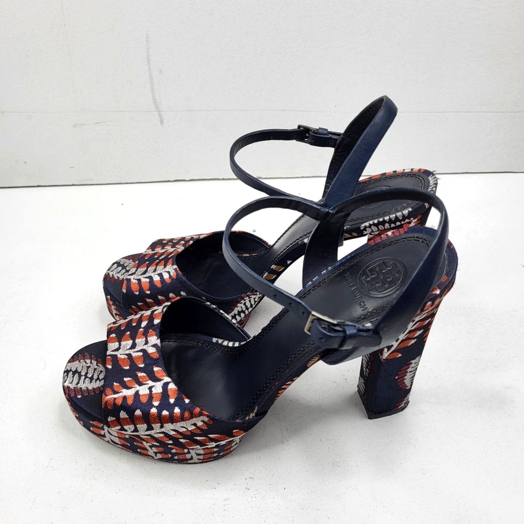 Tory Burch Tory Burch Strappy Womens Solana Jacquard Platform Sandals Block Heel Women Size Size US 10 / IT 40 - 2 Thumbnail