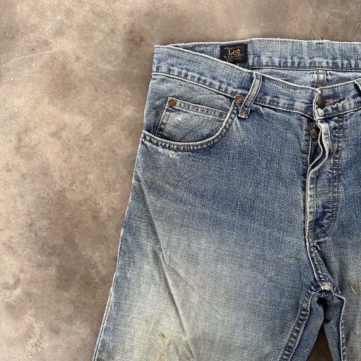 Japanese Brand W34 Vintage Lee Riders Faded Rusty Distressed Denim Jean Size US 34 / EU 50 - 4 Thumbnail