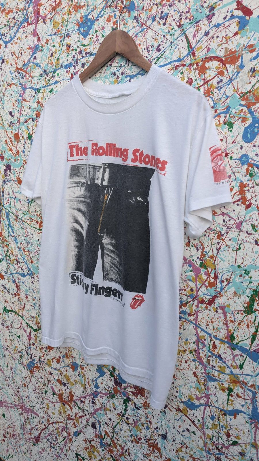 Brockum Vintage Rolling Stones tshirt sticky fingers single stitch Size US L / EU 52-54 / 3 - 2 Thumbnail