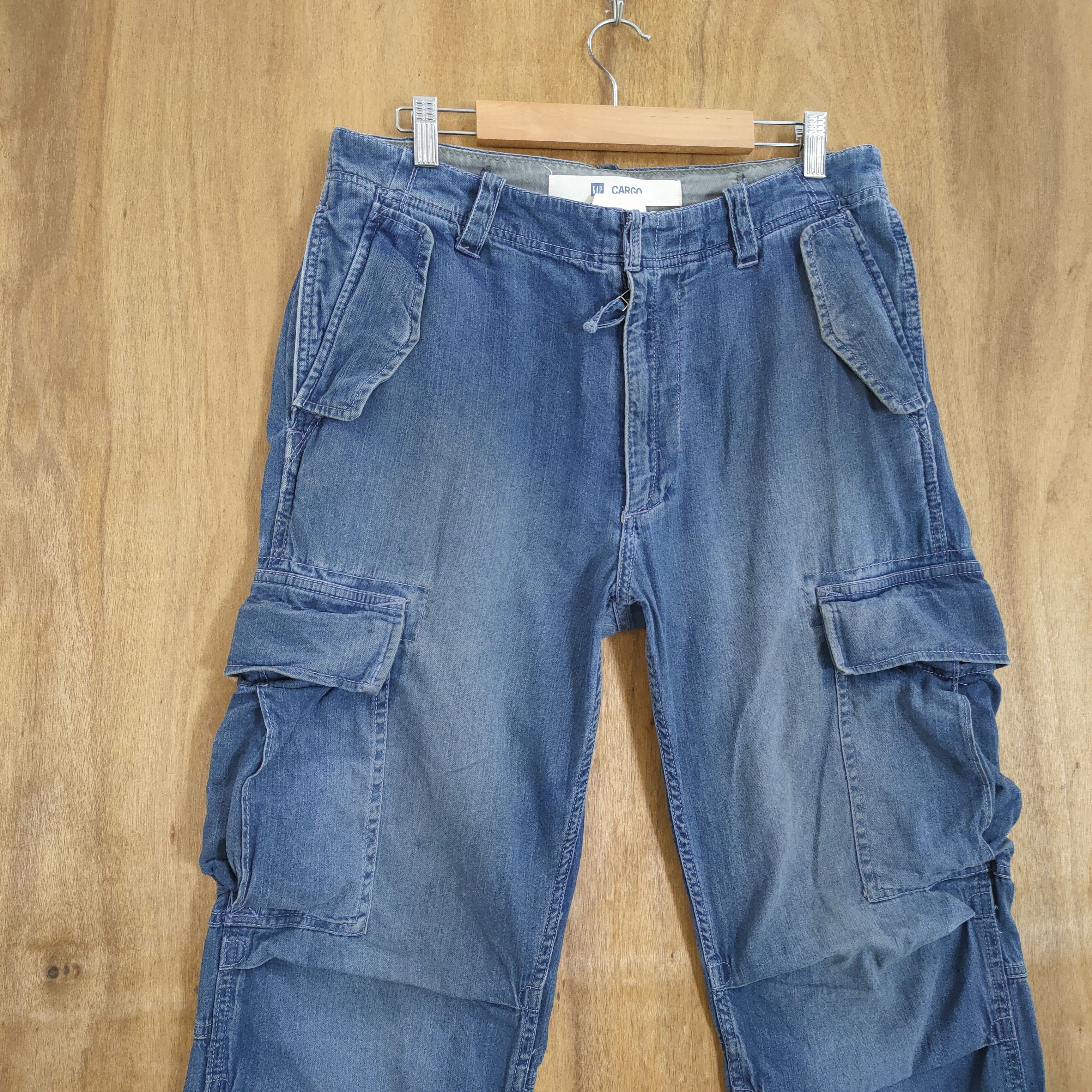 Japanese Brand × Vintage VINTAGE JAPANESE FADED BONDAGE CARGO PANTS Size US 32 / EU 48 - 2 Thumbnail