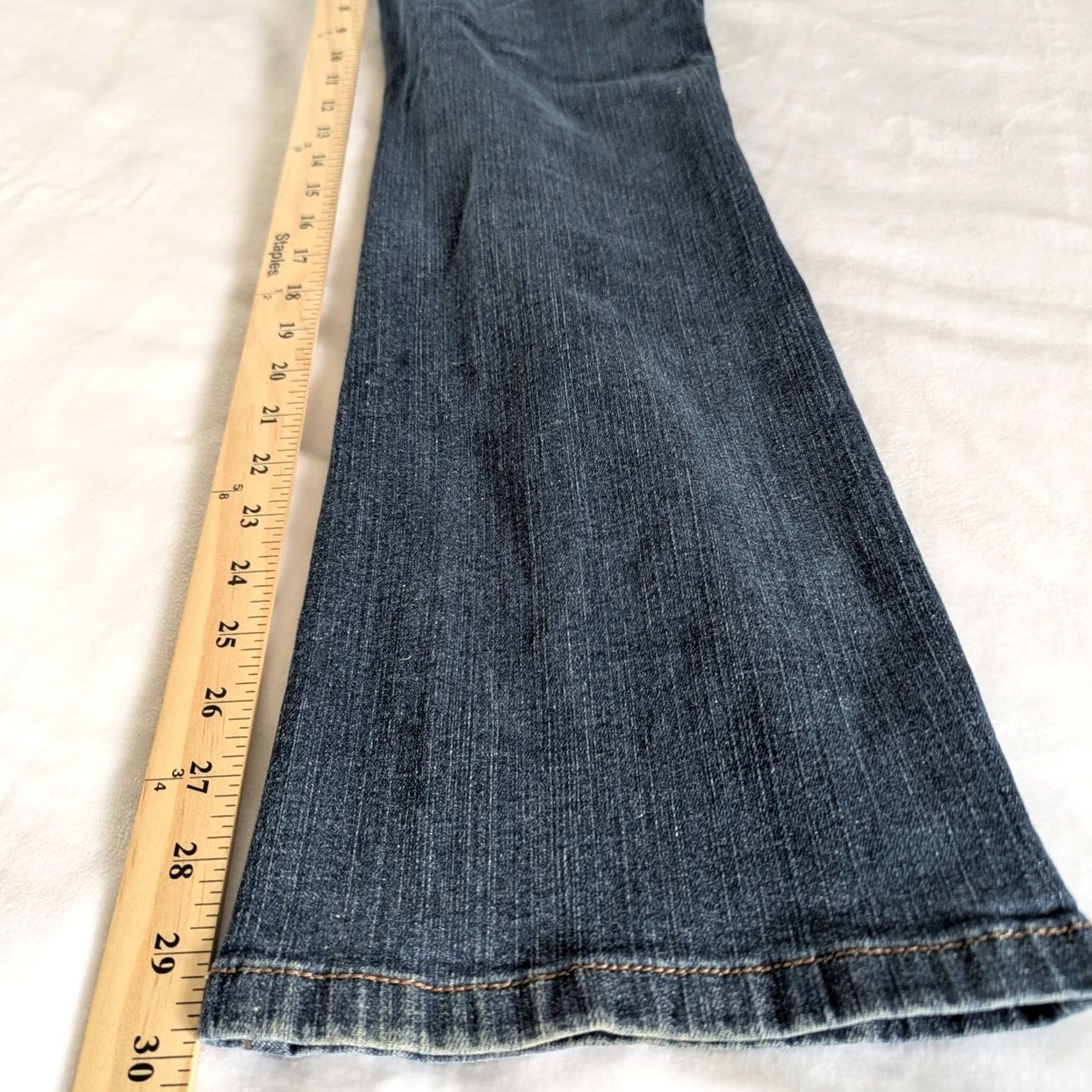 DKNY DKNY Jeans Bootcut Denim Dark Wash Women's 8R Mid Rise Flare Pockets Retro Jeans Women's Size 30" / US 8 / IT 44 - 7 Thumbnail