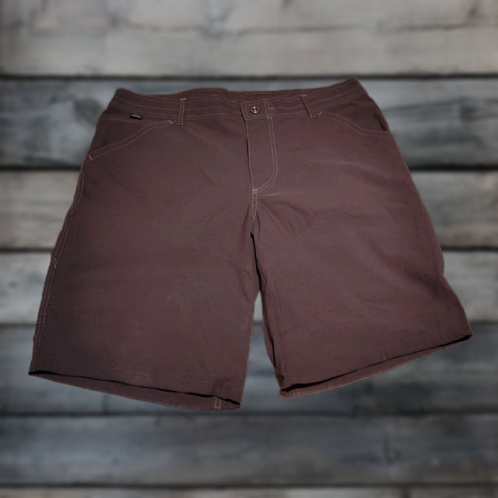 Vintage Kuhl Performance Cargo Shorts Men 38 Gray Charcoal Lightweight Utility Hiking Camping Size US 38 / EU 54 - 1 Thumbnail