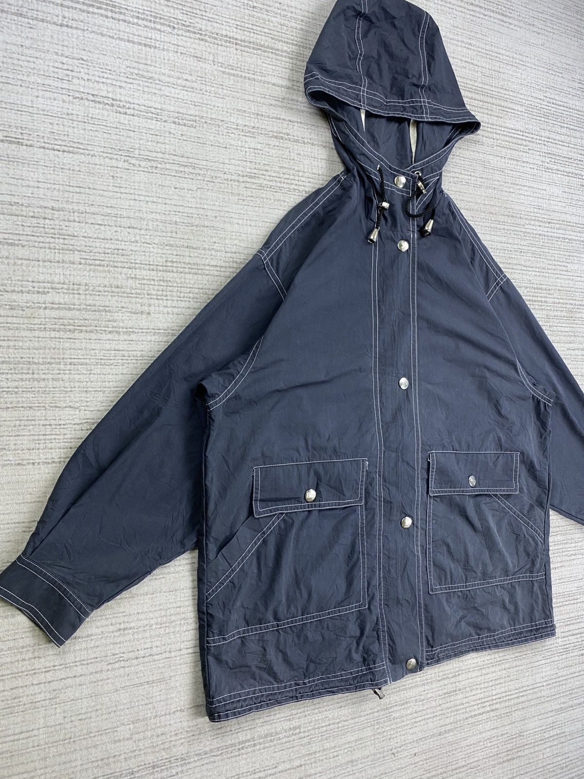 DAKS Vintage 90s DAKS Squadron Hoodie Zipper Jacket Size US XL / EU 56 / 4 - 3 Thumbnail