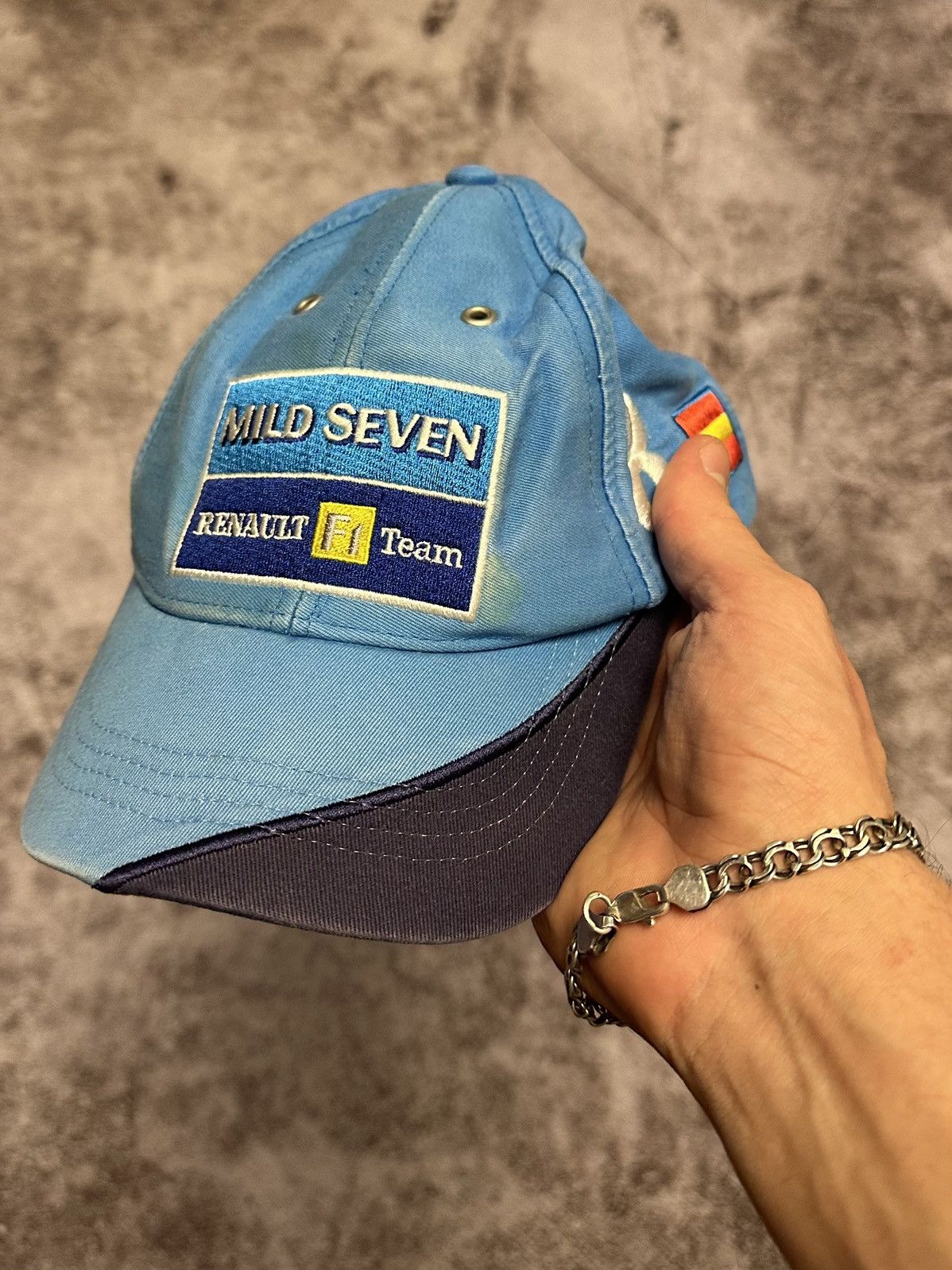 Formula 1 × Gallery Dept. Vintage Seven Renault F1 Team Cap Blue Racing Hat Formula 1 Size ONE SIZE - 1 Thumbnail