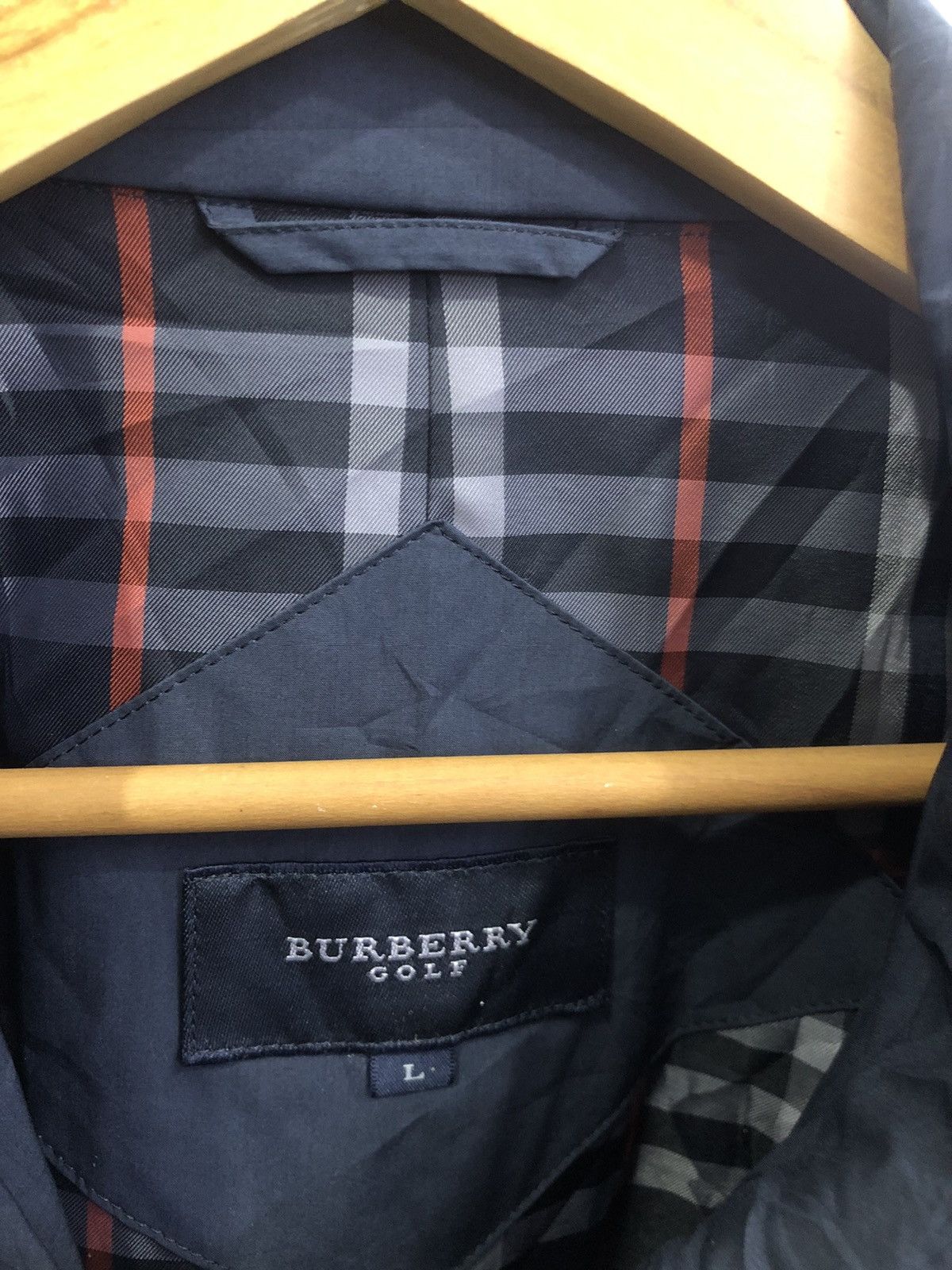 Burberry Vintage Burberry Golf Jacket Nova Check Lining Size US L / EU 52-54 / 3 - 4 Thumbnail