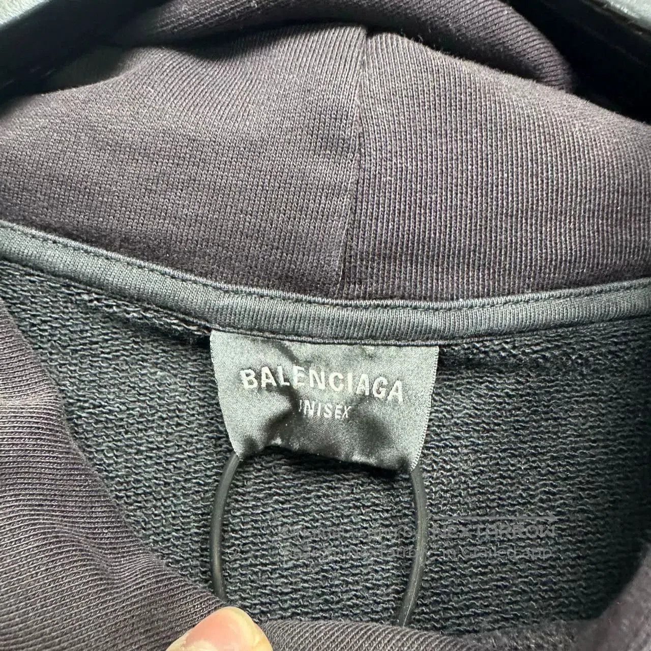 Balenciaga Balenciaga Black Inverted Logo Hoodie. Size US S / EU 44-46 / 1 - 4 Thumbnail